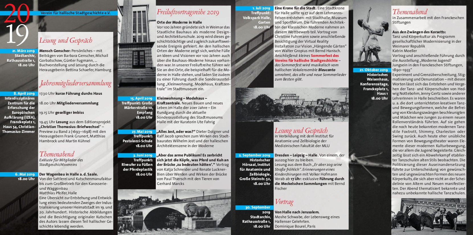 2019 Jahresprogramm Stadtgeschichte Halle - Seite 2