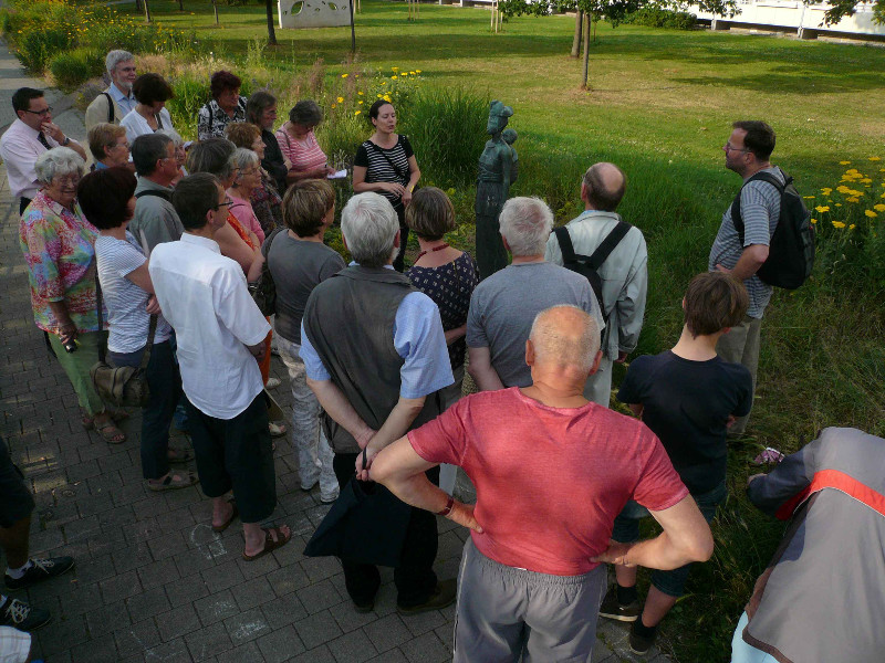 Rundgang Kunst in Halle-Neustadt 7. Juli 2014