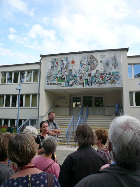 Rundgang Kunst in Halle-Neustadt 7. Juli 2014