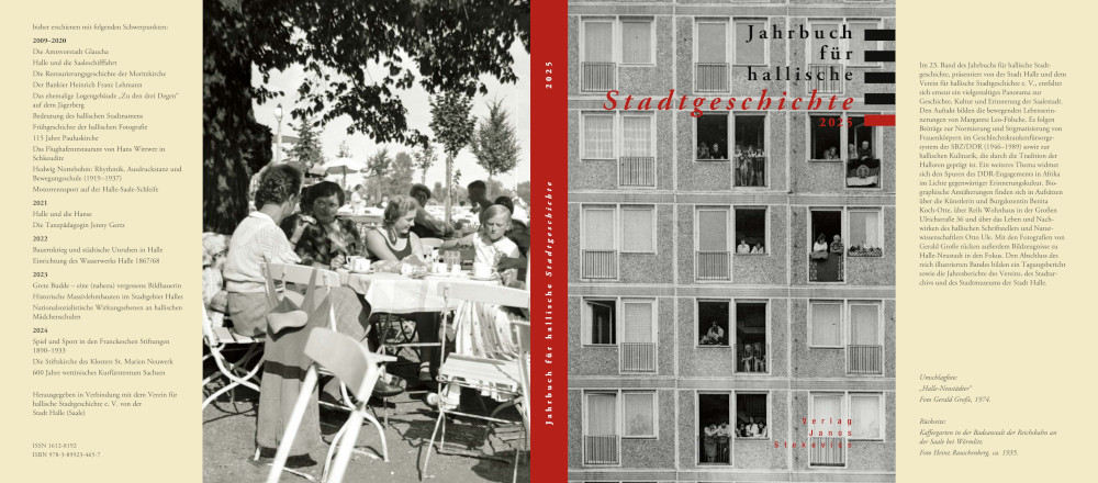 Jahrbuch für hallische Stadtgeschichte 2025